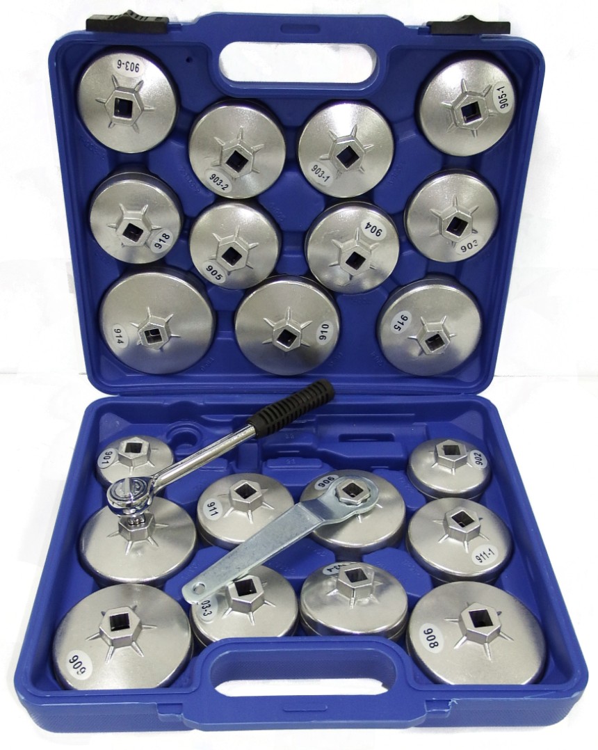 Съемники масляных фильтров алюминиевые 23 предмета TA-A1013